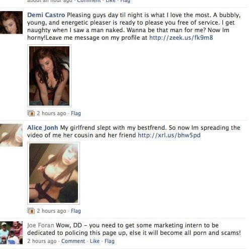 Facebook Porn Spam is listed (or ranked) 4 on the list Types of Facebook Spam