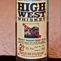 High West Rocky Mountain Rye 21 Year Old Whiskey on Random Best Rye Whiskey