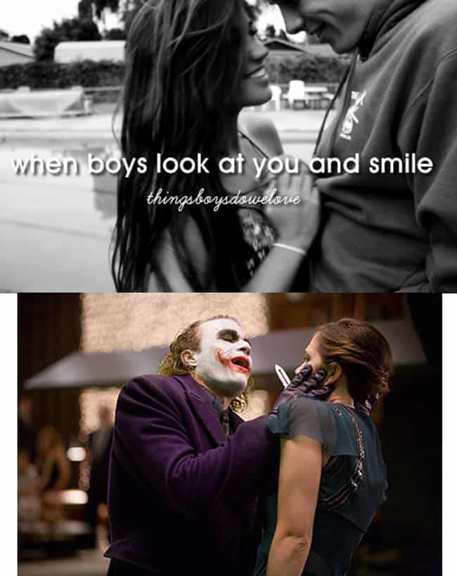 When Boys Look At You And Smile