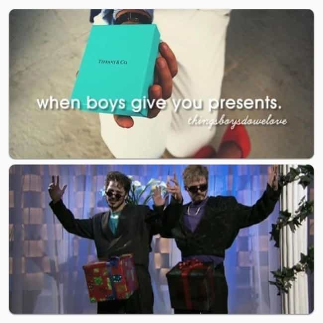 When Boys Give You Presents