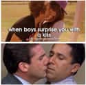 When Boys Surprise You With A Kiss on Random Funniest "When Boys" Tumblr Parodies