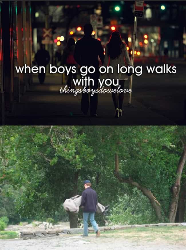 When Boys Go On Long Walks With You