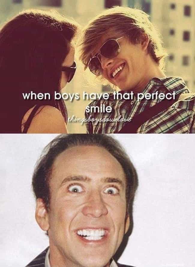 When Boys Smile At You Mysteriously