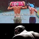 When Boys Have Muscular Backs on Random Funniest "When Boys" Tumblr Parodies