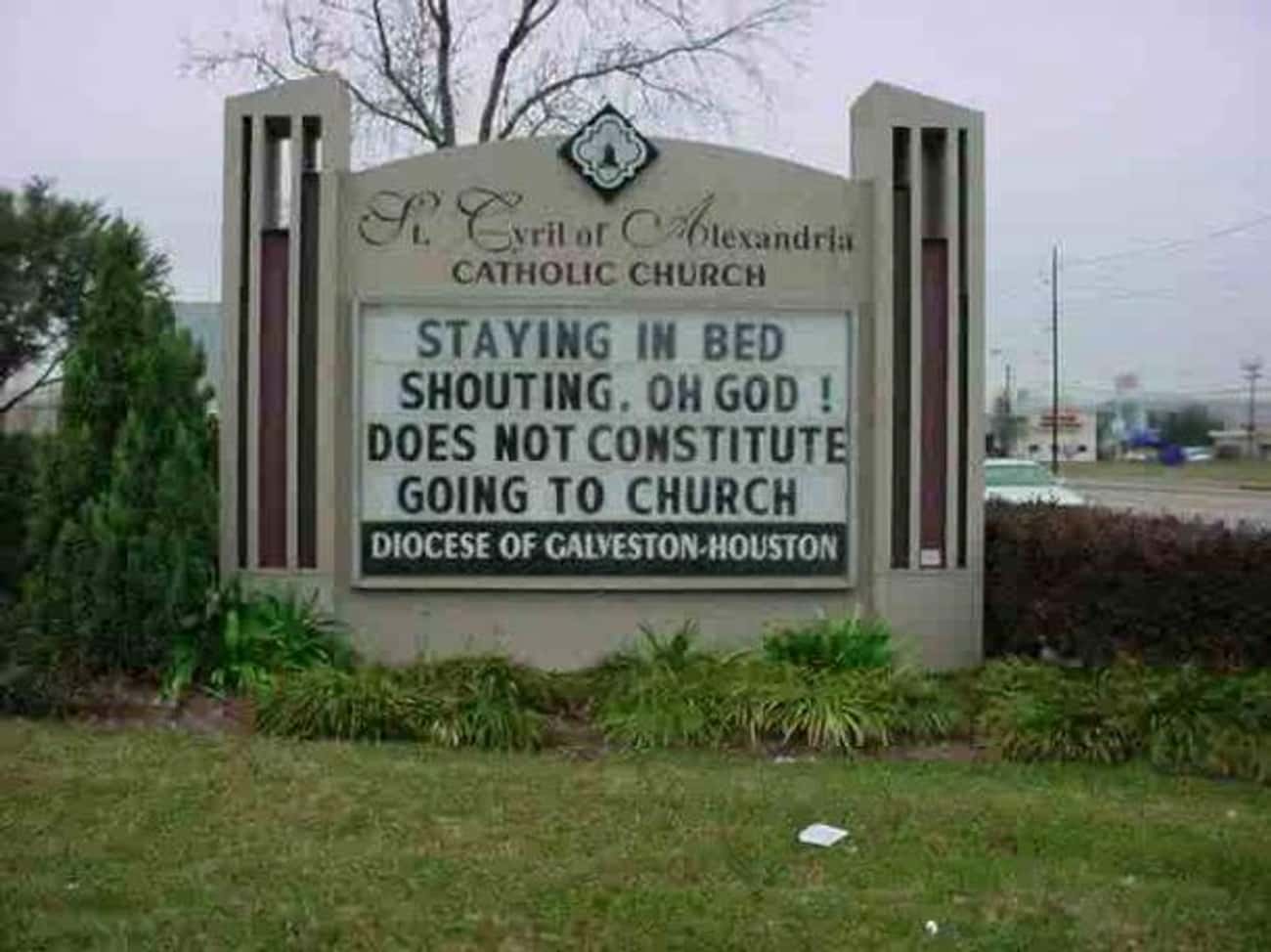 The Church Addresses Tummy Pains... Right?