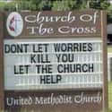Sincerely, Your Friends, The Church on Random Most Ridiculous Church Signs