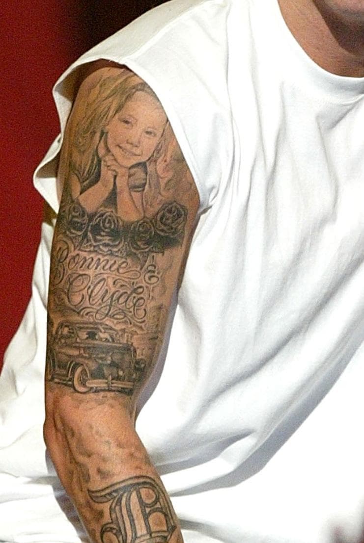 eminem back tattoo