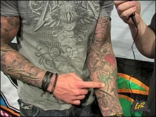 what does randy ortons tattoo say