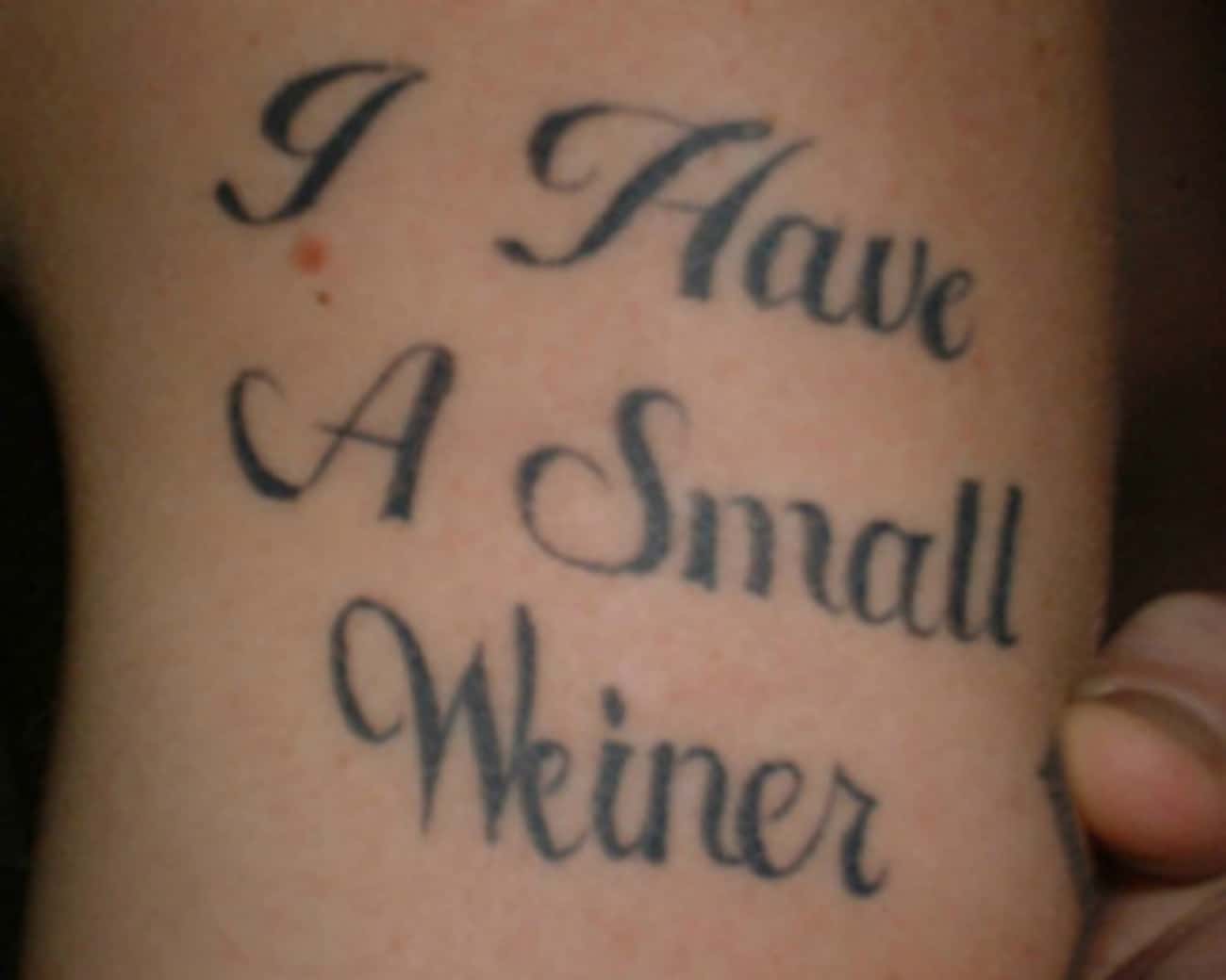 I Have a Small Weiner