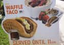 Waffle Tacos on Random Taco Bell Secret Menu Items