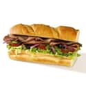 Subway 6" Roast Beef is listed (or ranked) 13 on the list The Healthiest Fast Food Choices in America