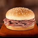 Arby's Jr. Roast Beef Sandwich is listed (or ranked) 15 on the list The Healthiest Fast Food Choices in America