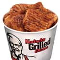 KFC Grilled Chicken Breast is listed (or ranked) 12 on the list The Healthiest Fast Food Choices in America