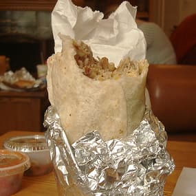 Taco Del Mar Carnitas Burrito on Random Best Fast Food Burritos