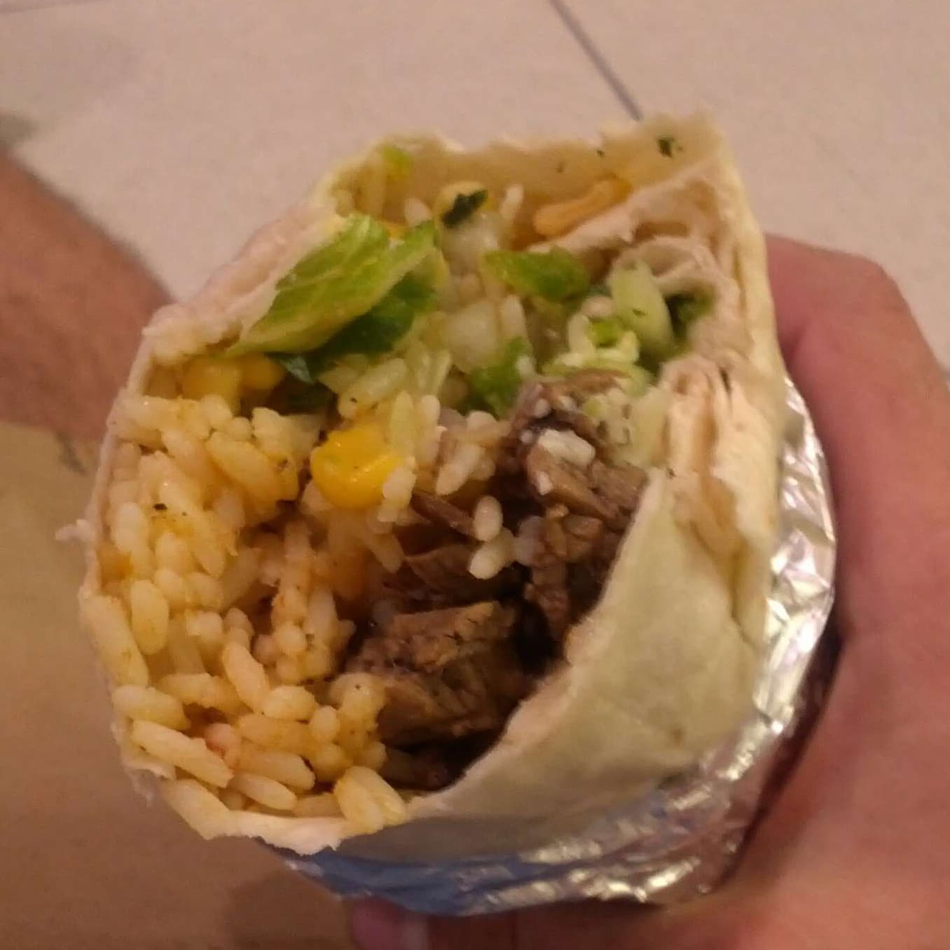 Willy's Mexicana Grill Cilantro-Garlic Steak Burrito on Random Best Fast Food Burritos