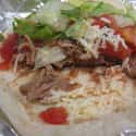 Willy's Mexicana Grill Chipotle Barbecue Pork Burrito on Random Best Fast Food Burritos