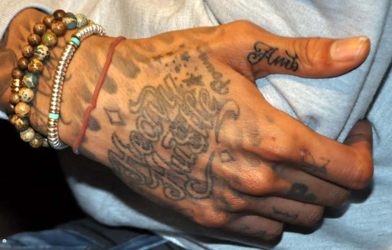 Татуировки реперов на руке