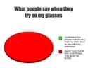 What People Say When They Try On My Glasses on Random Hilarious Graphs That Everyone Can Relate To