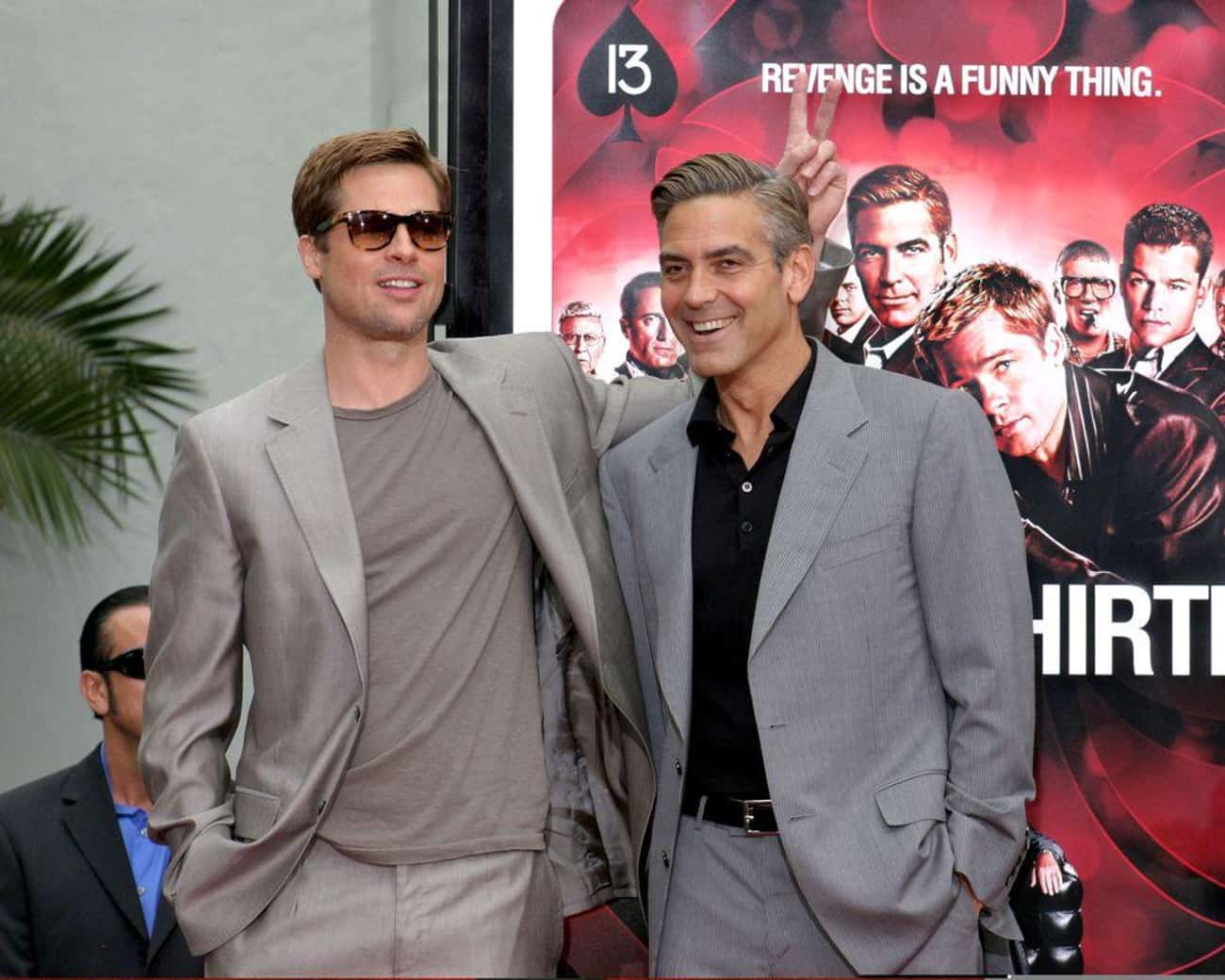 George Clooney And Brad Pitt