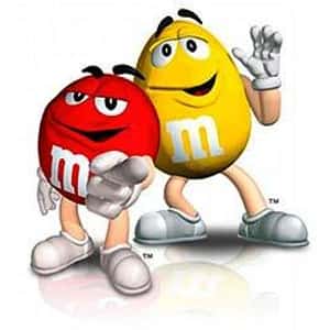 Red and Yellow M&amp;Ms
