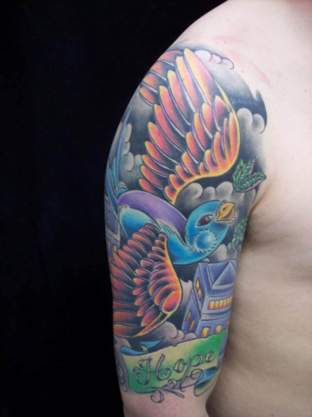 Bird Half Sleeve Tattoos