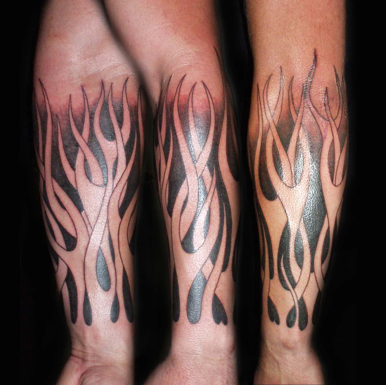 Fire Half Sleeve Tattoos