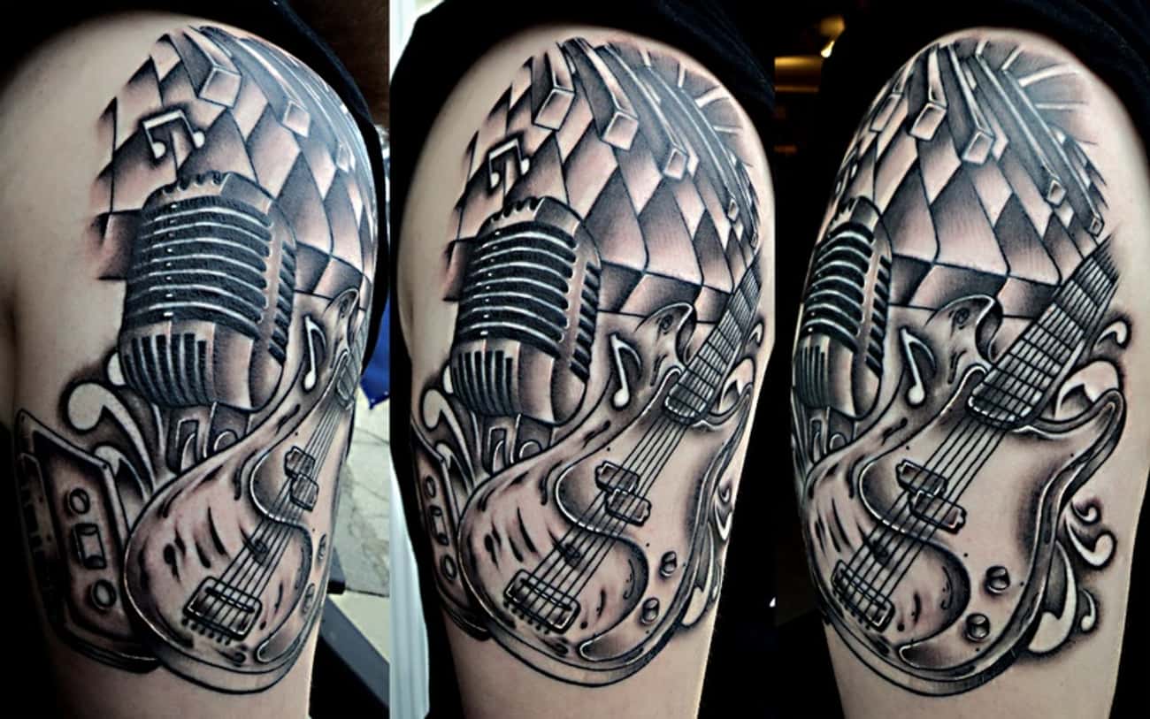 Music Half Sleeve Tattoos
