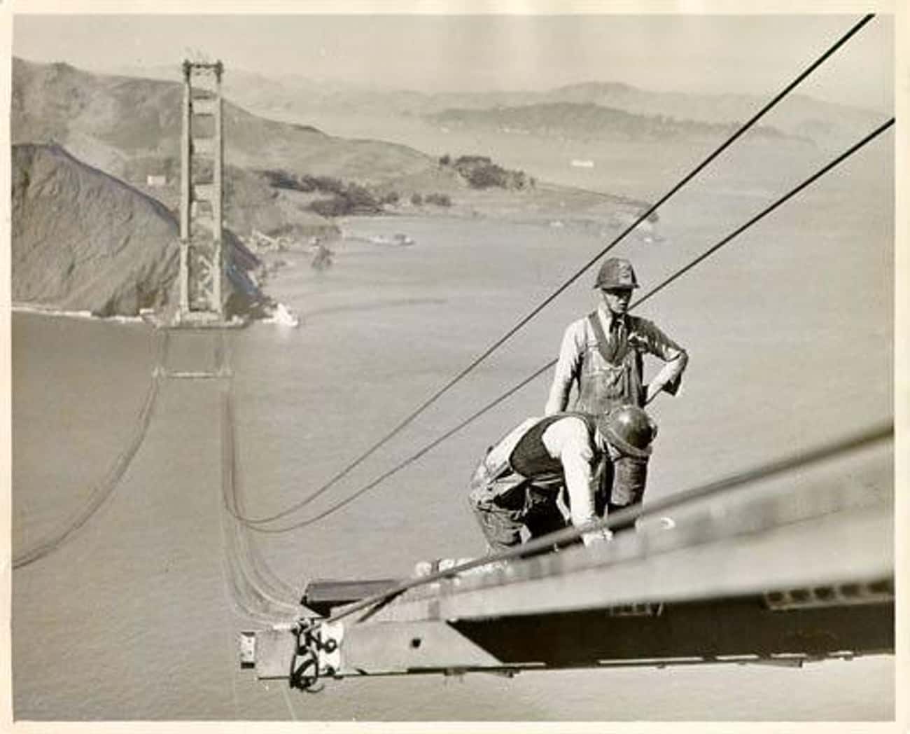 Construction Of The Golden Gate Bridge, 1935