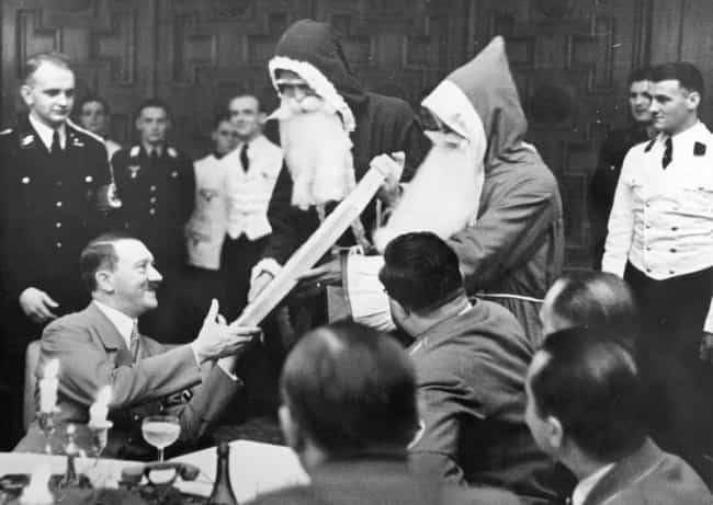 Hitler Getting A Christmas Present