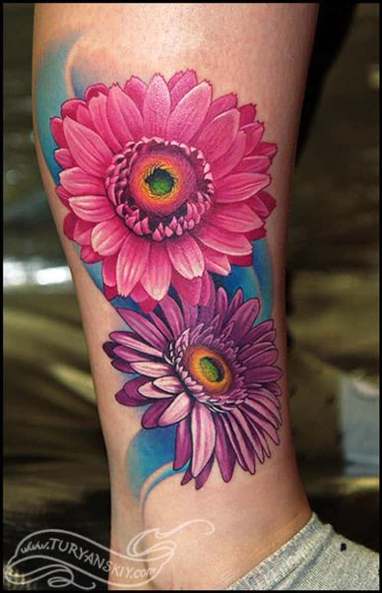 30 Beautiful Flower Tattoos for Women & Meaning  Daisy tattoo, Flower  tattoos, Beautiful flower tattoos