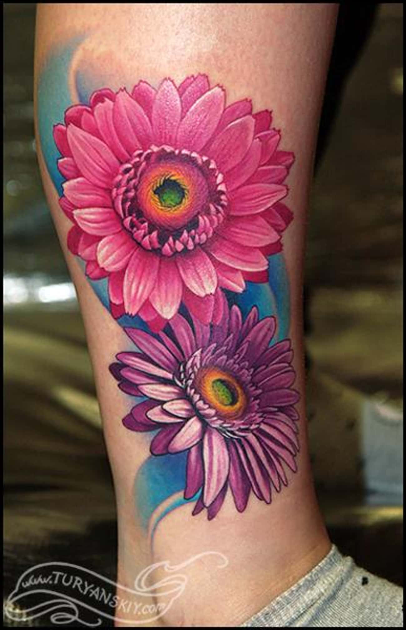 Daisy Flower Tattooos