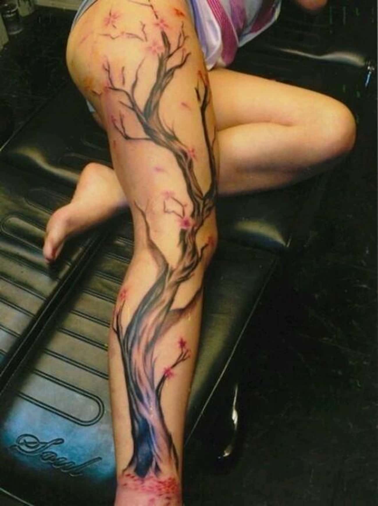 Tree Leg Tattoos