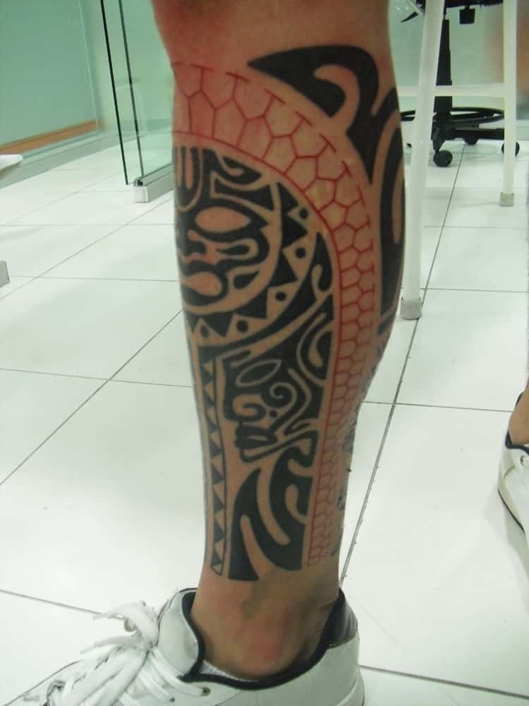 tattoo tribal designs for leg