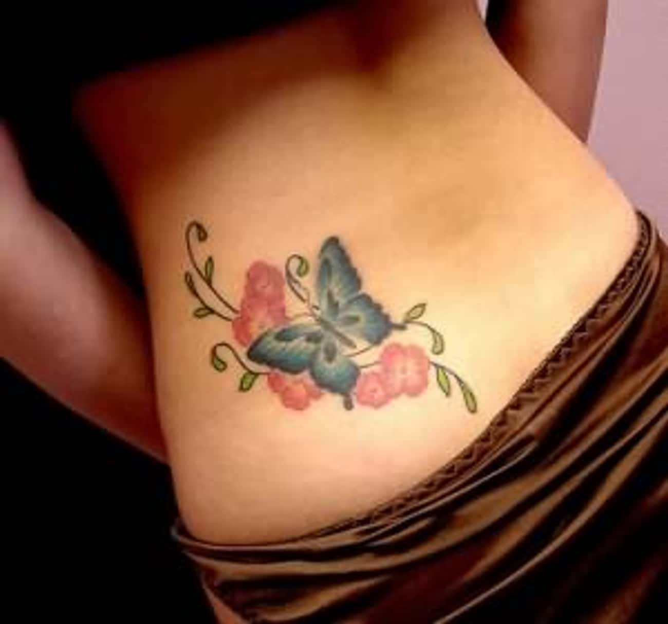 Butterfly Lower Back Tattoos