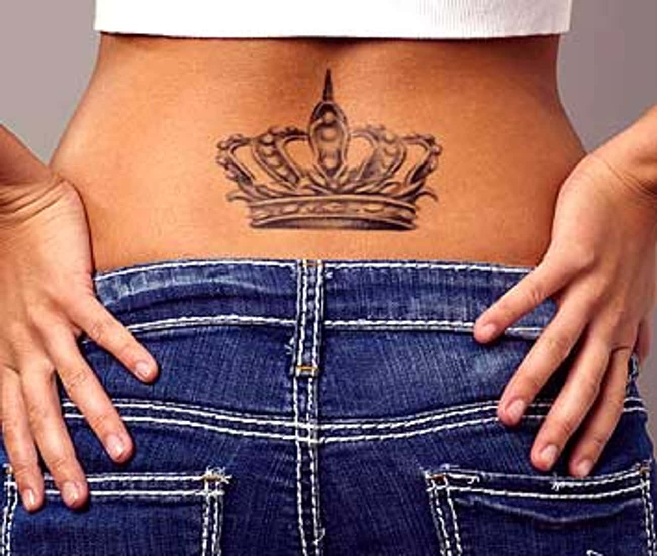 Crown Lower Back Tattoos