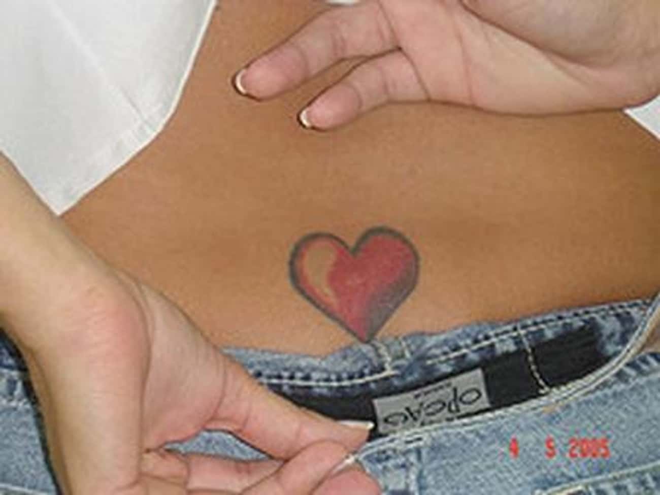 Heart Lower Back Tattoos