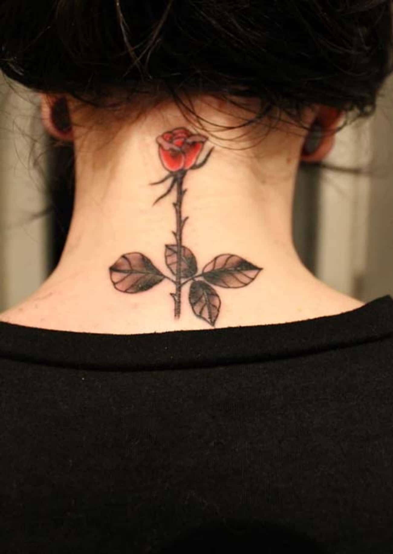 Flower Neck Tattoos