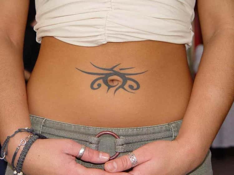 Belly Button Tattoos: Picture List Of Belly Button Tattoo Designs