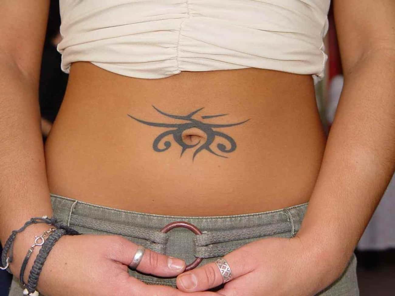 Tribal Belly Button Tattoos