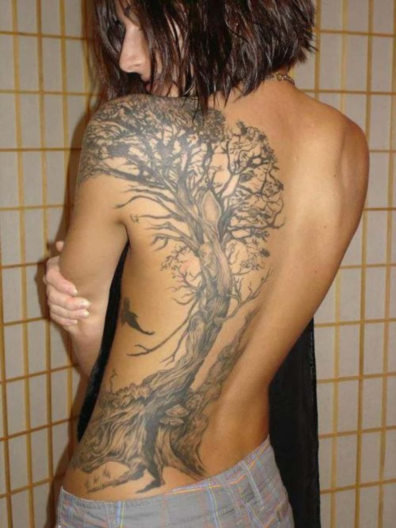 Tree Back Tattoos