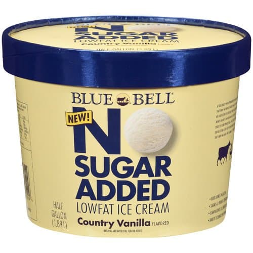 The Best Sugar Free Ice Cream   Blue Bell Country Vanilla Photo U1