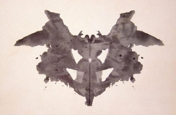 Random Rorschach Inkblots and How You Are Supposed to See Them