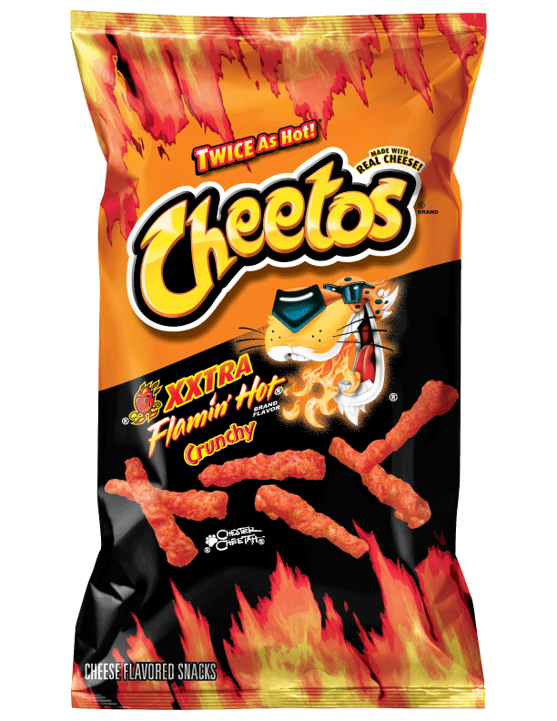 CHEETOS Crunchy FLAMIN' HOT Cheese on Random Best Cheetos Flavors.