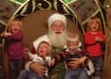Four in a Row! on Random Kids Who Are Terrified of Santa Claus