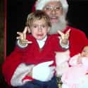Little Godfather Baby Don't Give a Care on Random Kids Who Are Terrified of Santa Claus