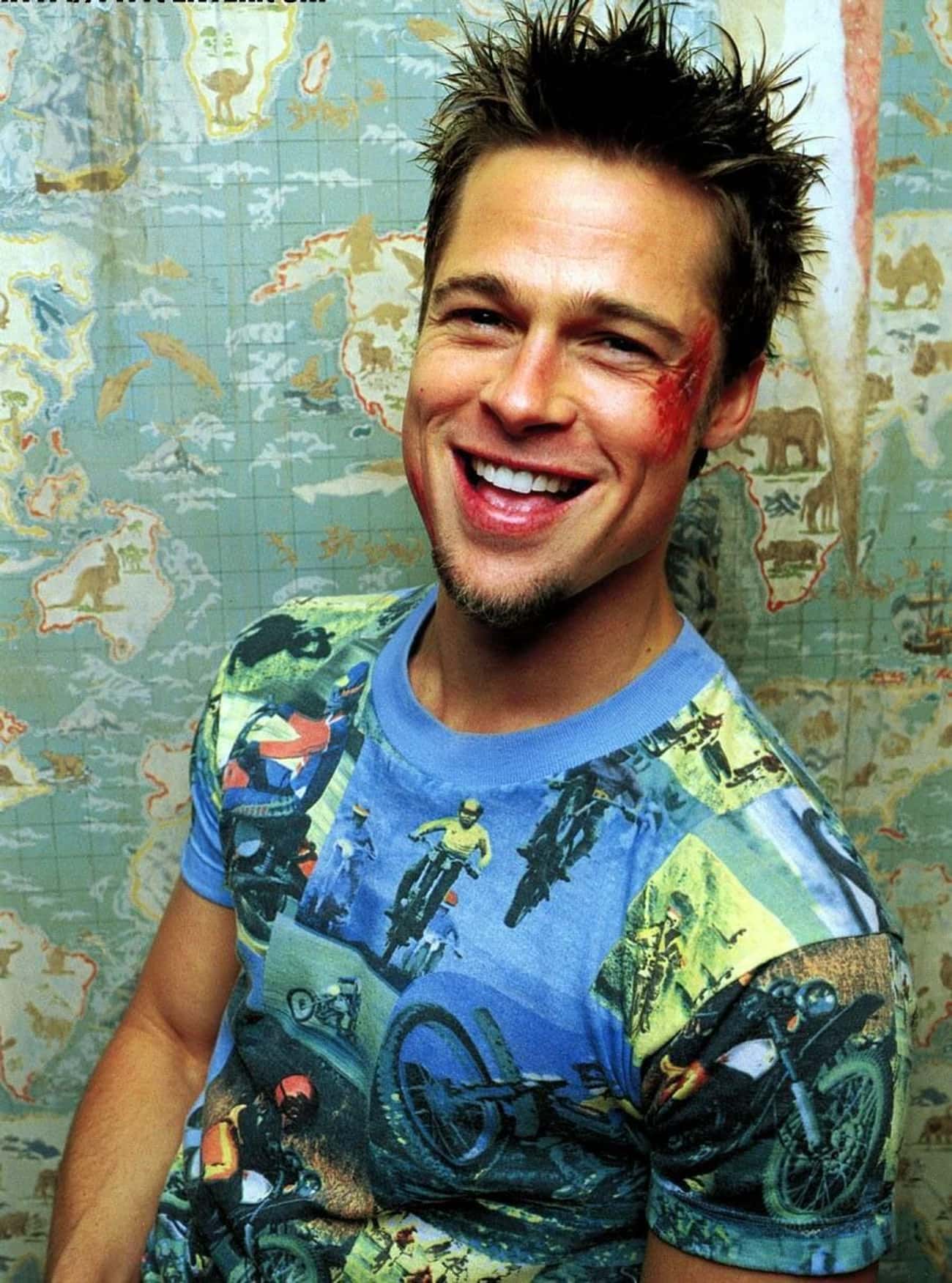 Brad Pitt Is the Happiest Man Ever to Be Clubbed in the Face