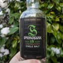 Springbank on Random Best Scotch Brands