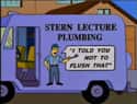 Stern Lecture Plumbing on Random Funniest Business Names On 'The Simpsons'