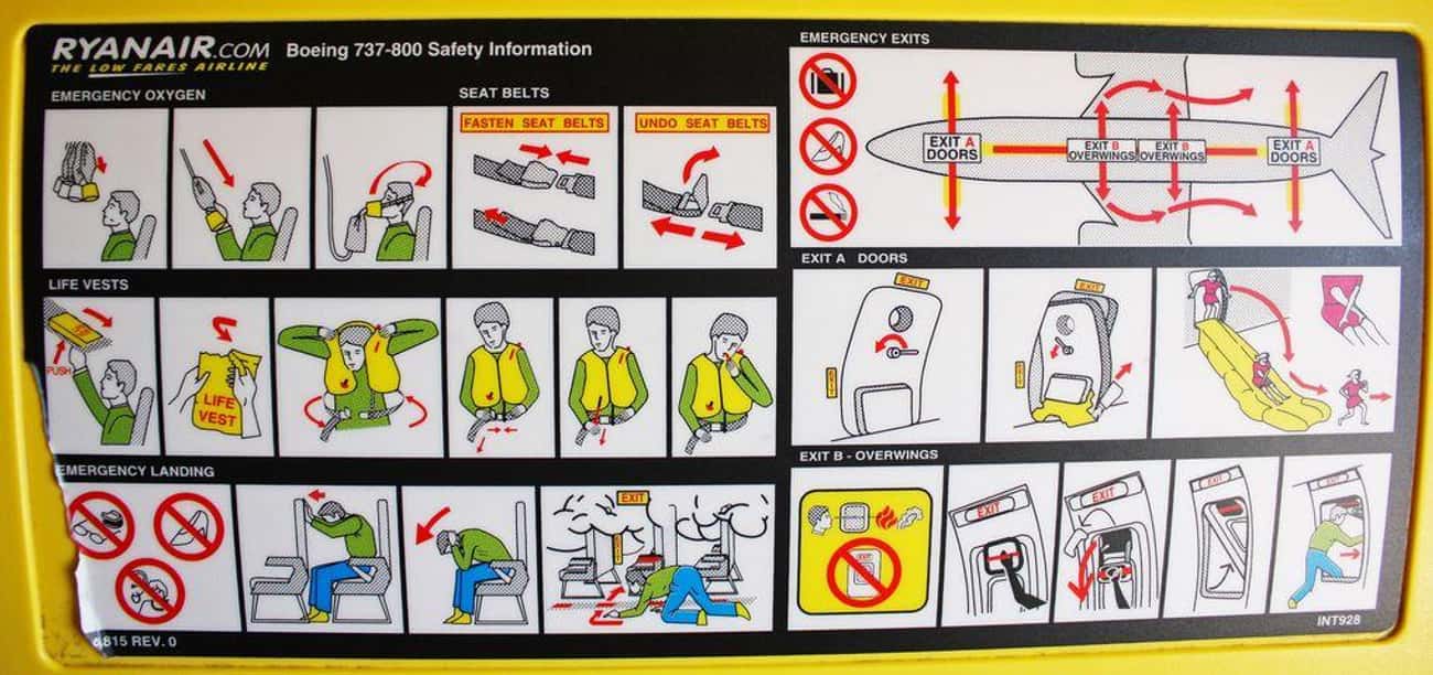 People Steal the Under-Seat Life Jackets