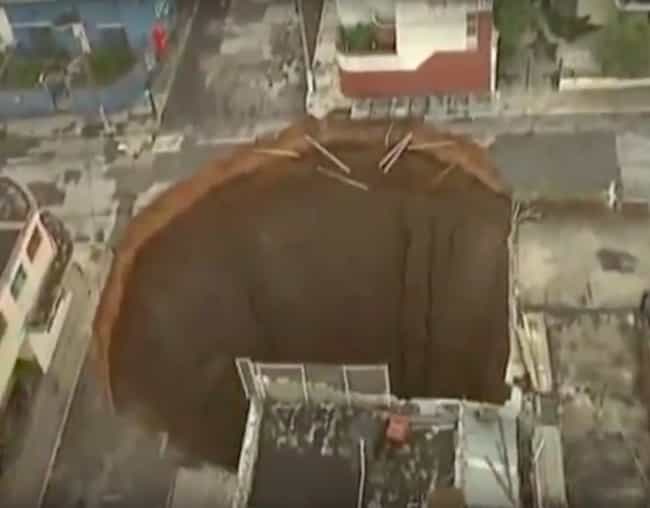 The Worst Sinkhole Disasters Of All Time